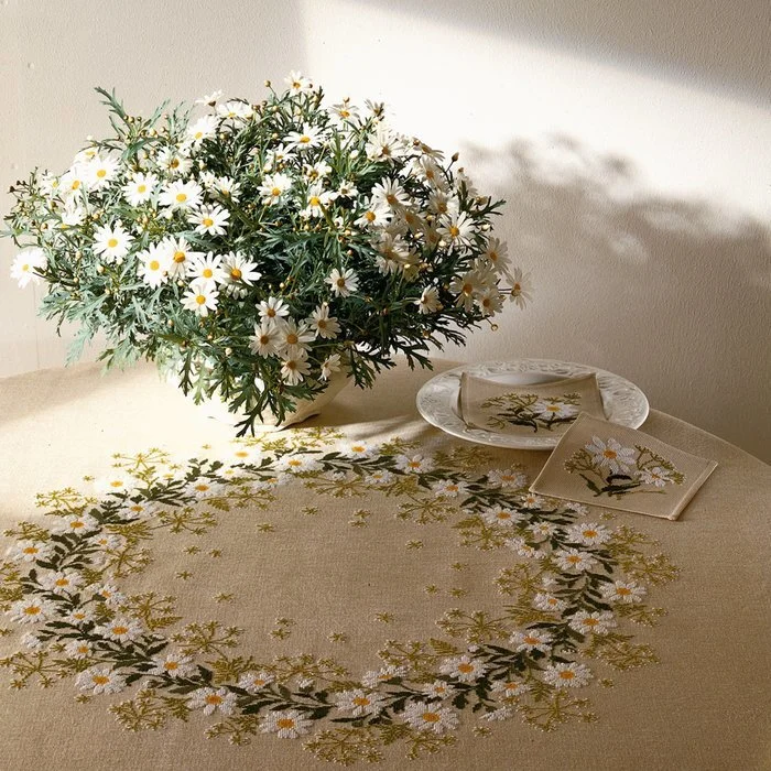 Permin Broderi - Hvid Okseøje