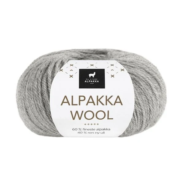 Du Store Alpakka Wool 502 Lysegrå meleret