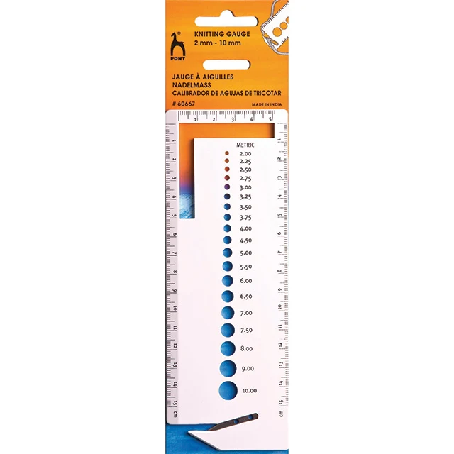 PONY pindemåler m/KNIV (2-10 mm)