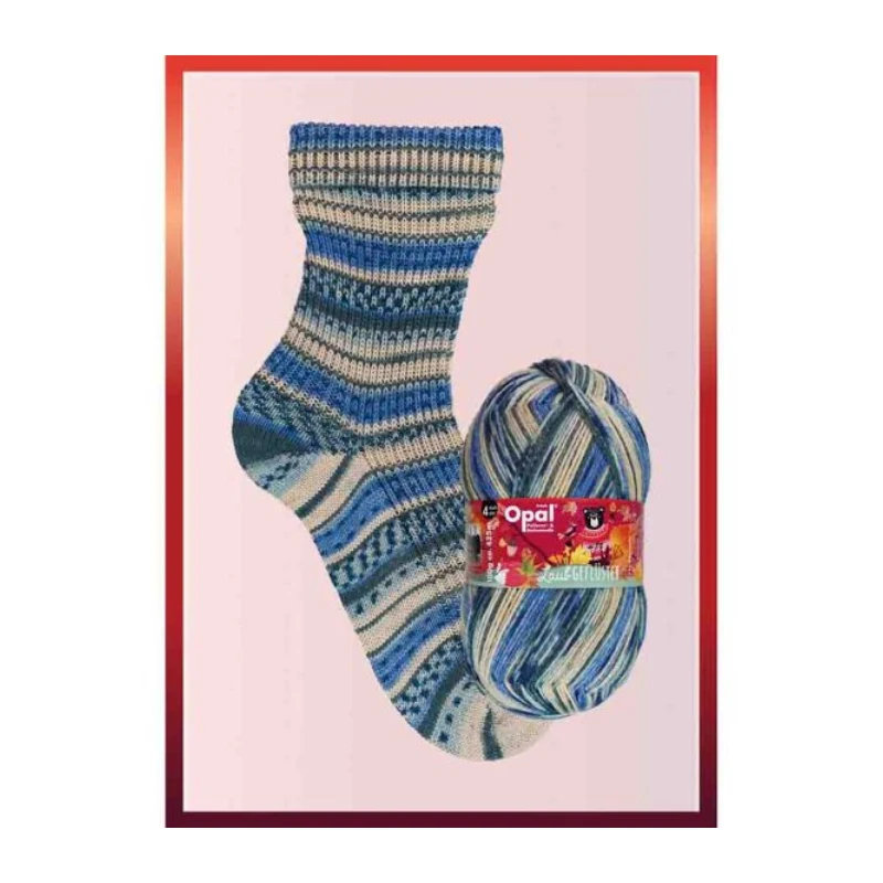 Opal Laubgeflüster 4-ply 51 Hulebrusen