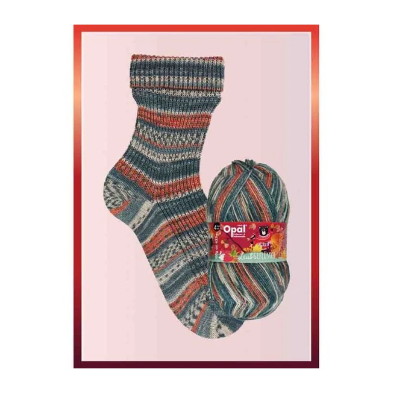 Opal Laubgeflüster 4-ply 55 Vildsvinegrynten