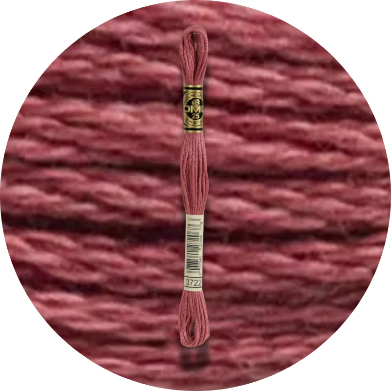 DMC Mouliné Spécial 25 Broderigarn 3722
