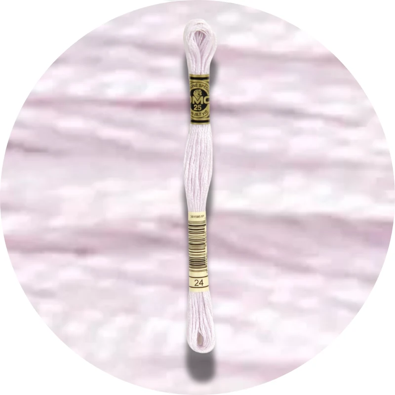 DMC Mouliné Spécial 25, Blå/Lilla nuancer 0024