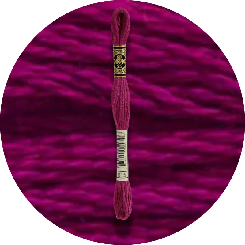 DMC Mouliné Spécial 25, Blå/Lilla nuancer 0915