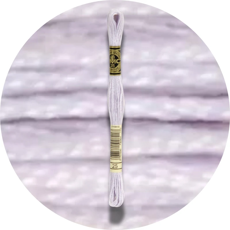 DMC Mouliné Spécial 25, Blå/Lilla nuancer 0025