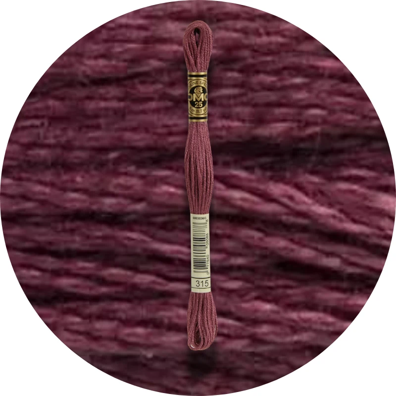 DMC Mouliné Spécial 25, Blå/Lilla nuancer 0315