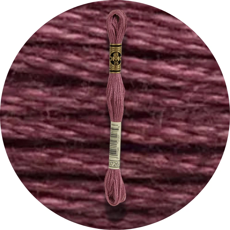 DMC Mouliné Spécial 25, Blå/Lilla nuancer 3726