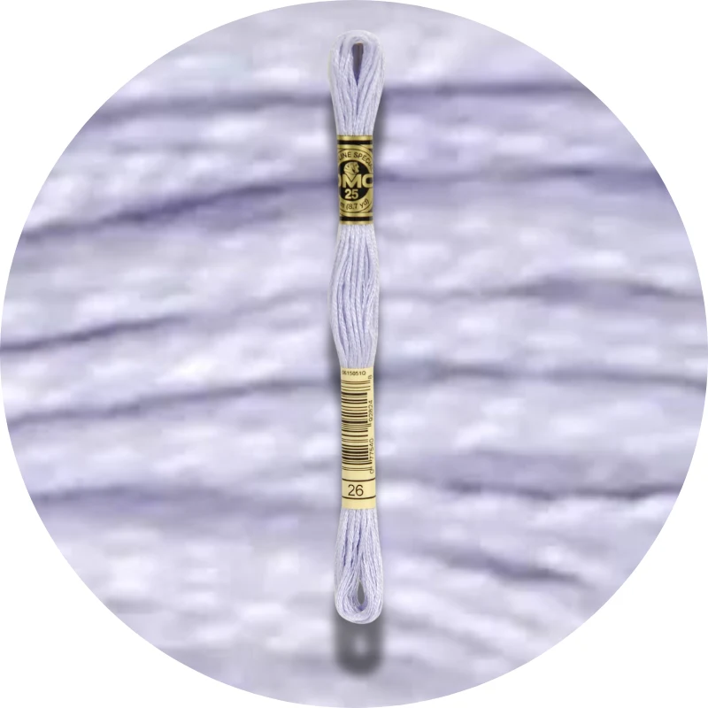 DMC Mouliné Spécial 25, Blå/Lilla nuancer 0026