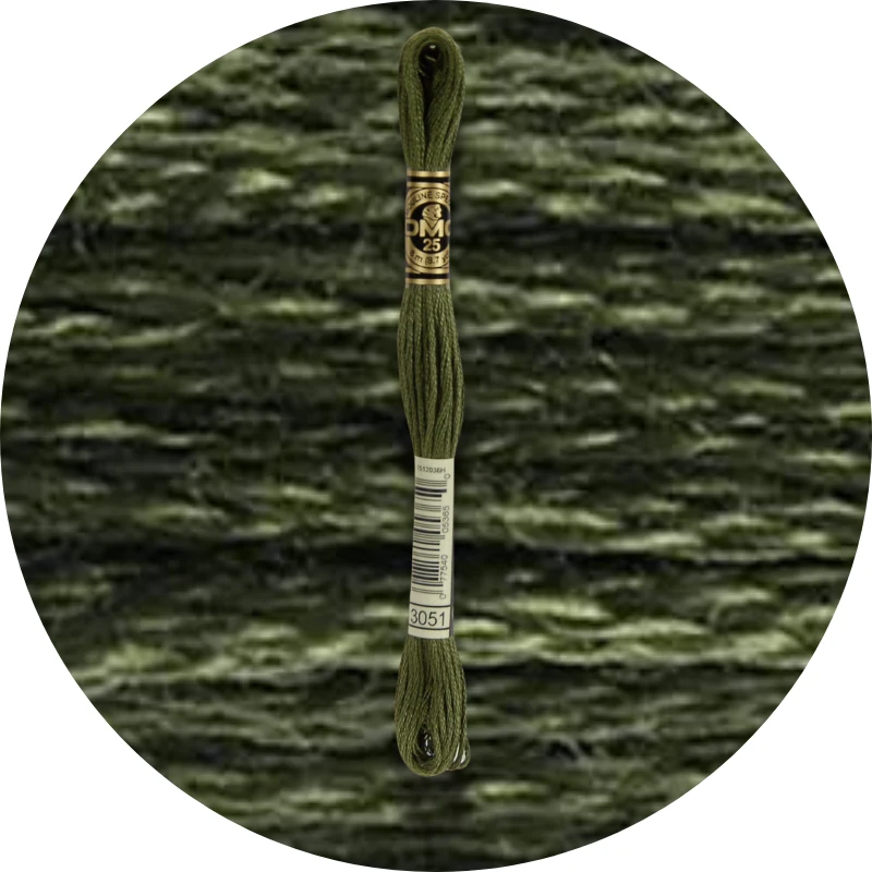 Mouliné Spécial 25 Grøn 3051