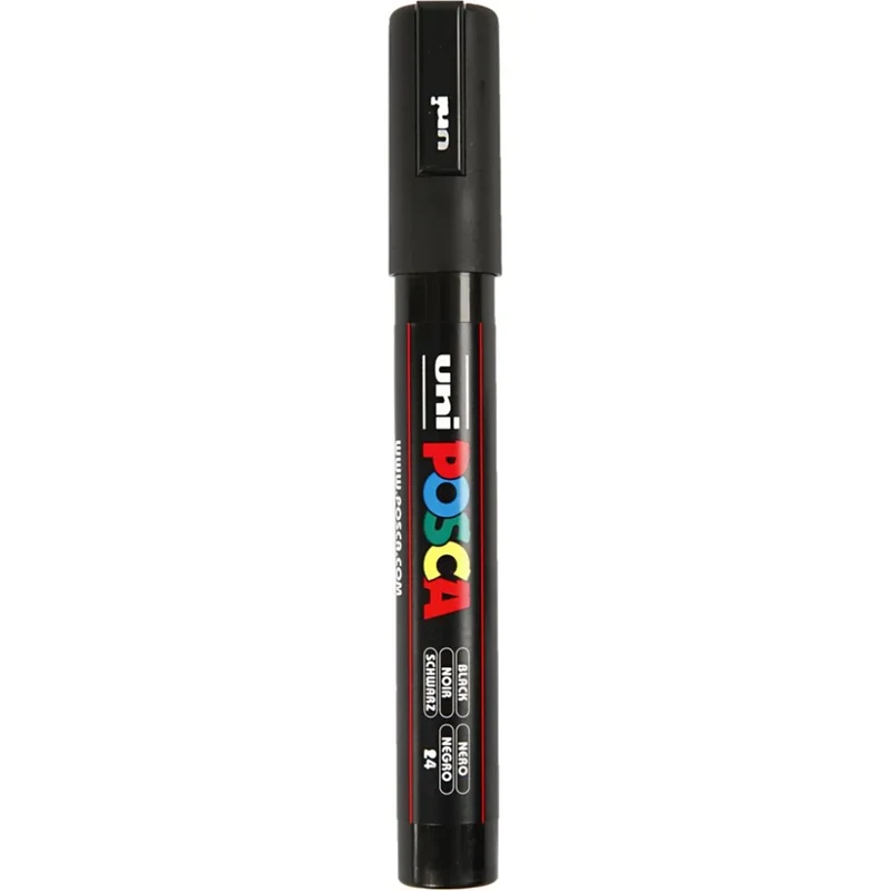 Posca Tusch, 1.8-2.5 mm, 1 stk. 24 Sort