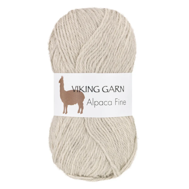 Viking Alpaca Fine 612 Perlegrå