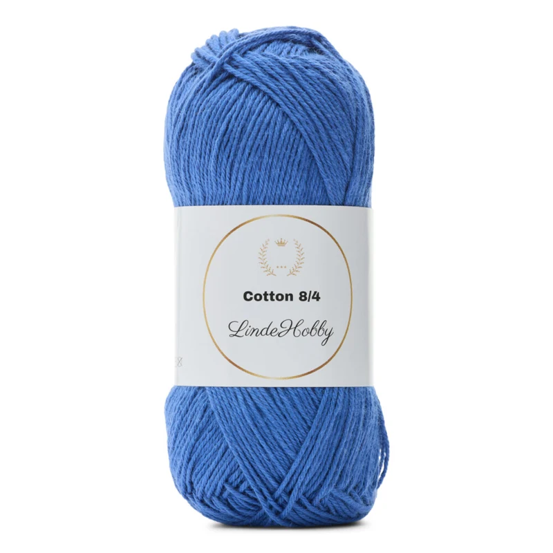 LindeHobby Cotton 8/4 014 Cobalto