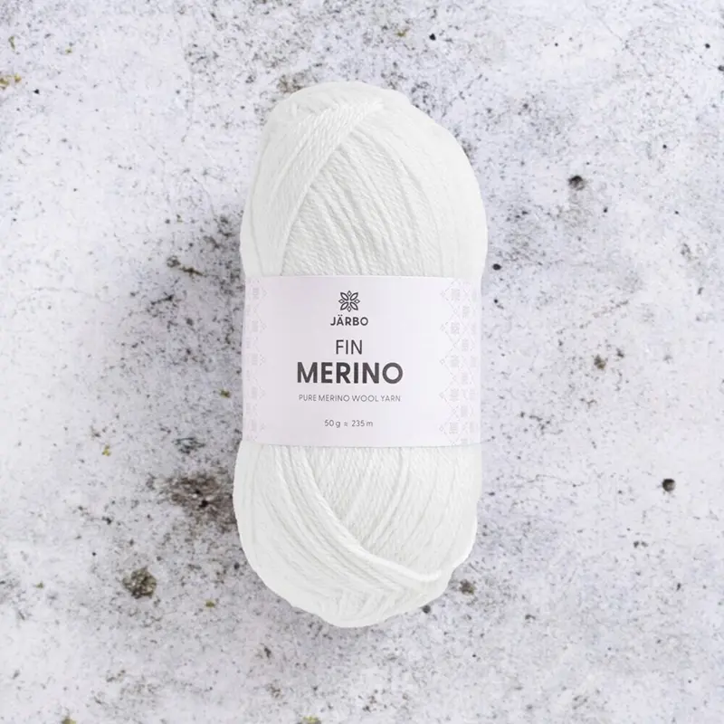 Järbo Fin Merino 30 White crisp