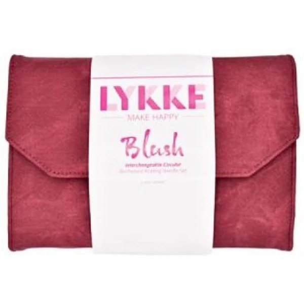 LYKKE Udskiftelige Rundpindesæt Blush, Crimson, 13 cm