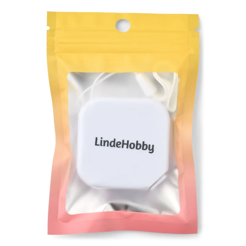 LindeHobby Firkantet Udtrækkeligt Målebånd, 150 cm Hvid