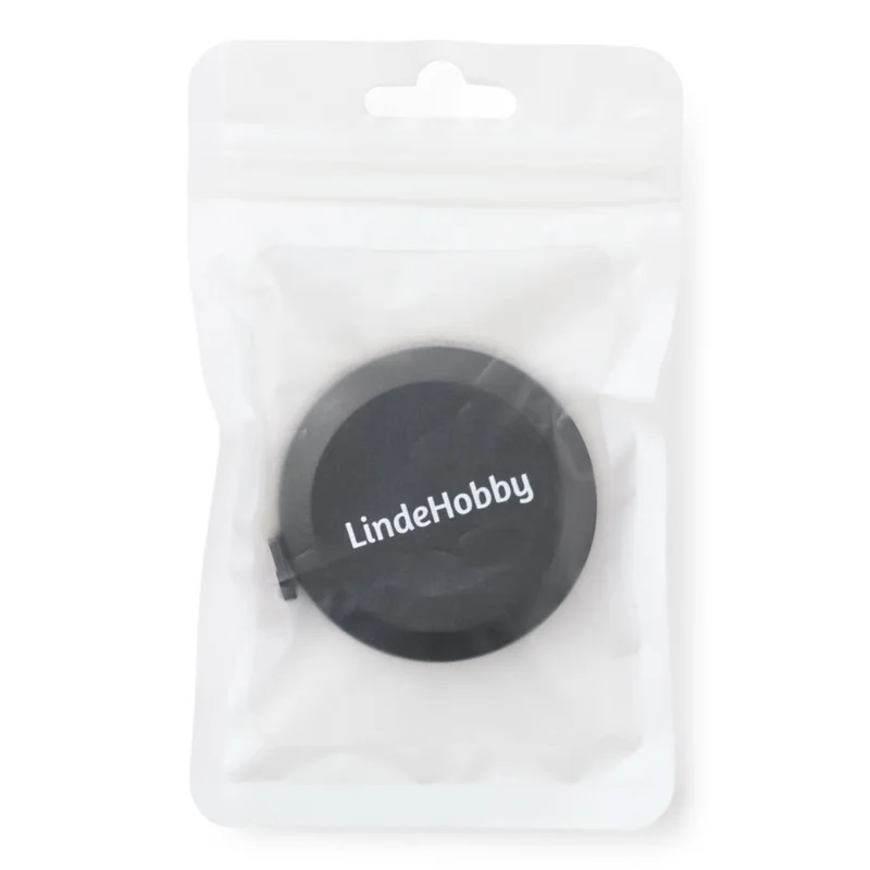 LindeHobby Udtrækkeligt Målebånd, 150 cm Sort