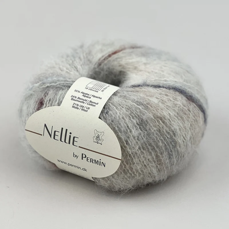 Permin Nellie 06 Koral/rust/blå