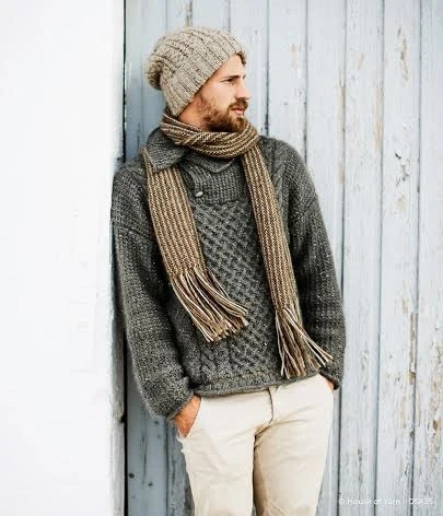 MR35-15 Tørklæde og hue