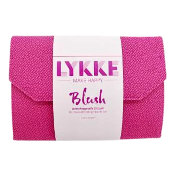 LYKKE Udskiftelige Rundpindesæt Blush, Magenta, 13 cm