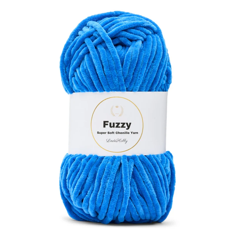 LindeHobby Fuzzy Chenille 30 Himmelblå