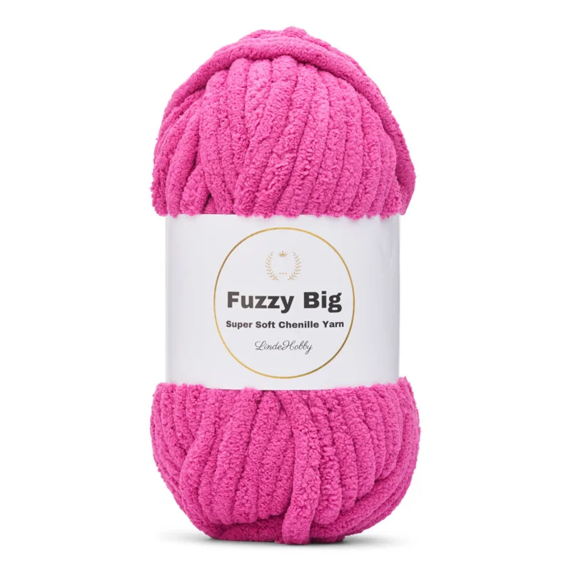LindeHobby Fuzzy Chenille BIG 44 Lys fuchsia