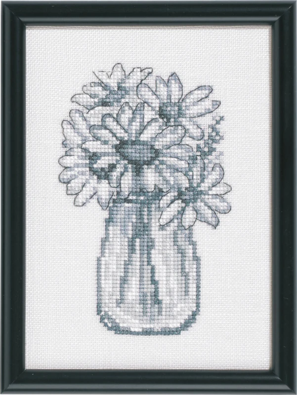 Broderikit Marguerite 12 x 17 cm
