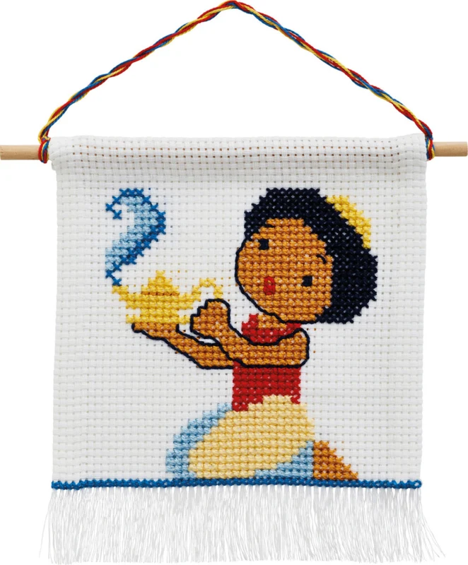 Broderikit Magisk lampe m/5119/18 16 x 18 cm