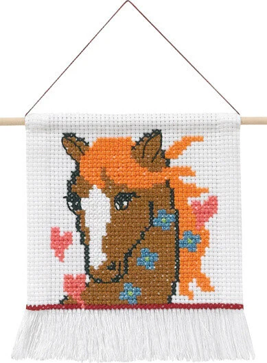 Broderikit MFK Hest 5119/18 16 x 18 cm
