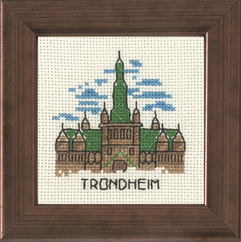 Broderikit Trondheim 10 x 10 cm R5370