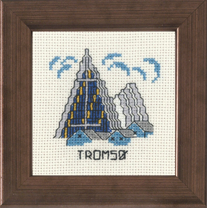 Broderikit Tromsø 10 x 10 cm R5370