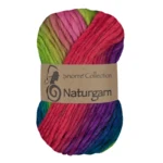 Viking Snorre Naturgarn 638 Multi grøn/rosa