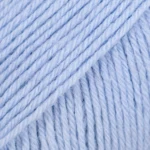 DROPS Fabel Uni Colour 117 Lyseblå