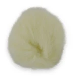 Pompon Kaninhår 6 cm Lys Beige