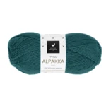 Du Store Alpakka Tynn Alpakka 145 Mørk Blågrøn