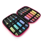 Crochet Light, Hæklenålesæt, 9 str., 2.5-6.5 mm, Pink