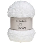 Go Handmade Teddy 17379 Hvid