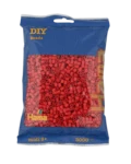 Hama Midi Perler, Ensfarvet, 3000 stk 201-05 Rød