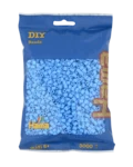 Hama Midi Perler, Ensfarvet, 3000 stk 201-46 Pastel blå