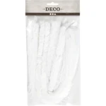 Chenille, 30mm, 40cm, 4stk Hvid