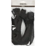 Chenille, 30mm, 40cm, 4stk Sort