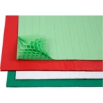 Harmonikapapir, 28 x 17,8 cm, 8 ark Grøn Lys Grøn Rød Hvid