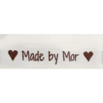 Go Handmade Vævet Label, Dobbeltsidet, 50 x 11,5 mm, 10 stk- Made By Mor