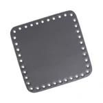 Go Handmade Taske/kurvebase 15 x 15 cm grå