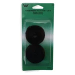 Velcro til påsygning 1,25 m Sort