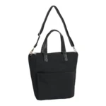 Skuldertaske til garn, sort