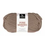 Gjestal Pure Merino 125 Lys brunmeleret