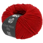 Lana Grossa Cool Wool Big 924 Mørkerød