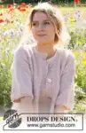 232-14 Dream in Rose Cardigan by DROPS Design