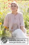 232-14 Dream in Rose Cardigan by DROPS Design