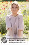 232-14 Dream in Rose Cardigan by DROPS Design